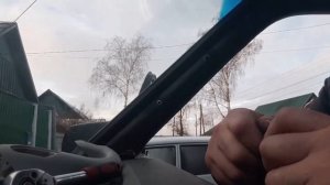 Установка ручки поручня на стойку Уаз Патриот.