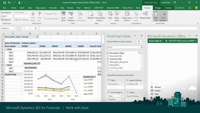 Microsoft Dynamics for Financials Working with Excel смотреть онлайн