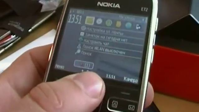 Nokia E72 - qwerty клавиатура смотреть онлайн