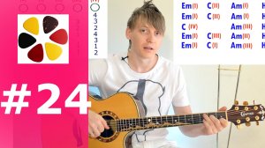 Уроки гитары для начинающих с нуля, урок 24, переборы с боями ДДТ- на небе вороны_разбор