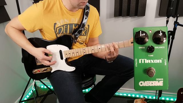 Ibanez Tube Screamer Mini VS Maxon OD808 - Tone Comparison смотреть онлайн