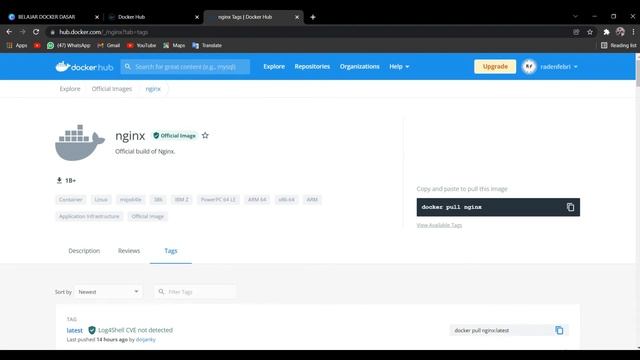 Tutorial Memahami Tentang Docker Registry & Image #4 смотреть онлайн