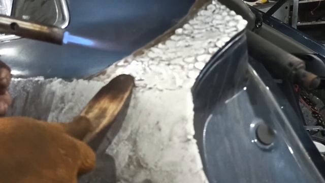 ремонт кузова оловом AUDIQ3 #Кузовнойремонт #лужение #Рихтовкаподтолщиномер