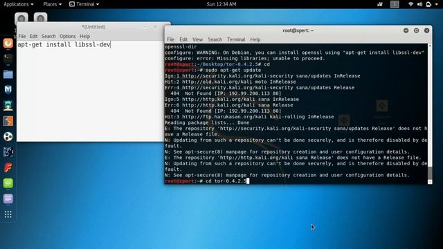 how to install tar.gz. libssl and zliblg error - kali linux RESOLVED смотреть онлайн