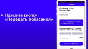 Как передать показания счетчиков жку в приложении Фрисби24