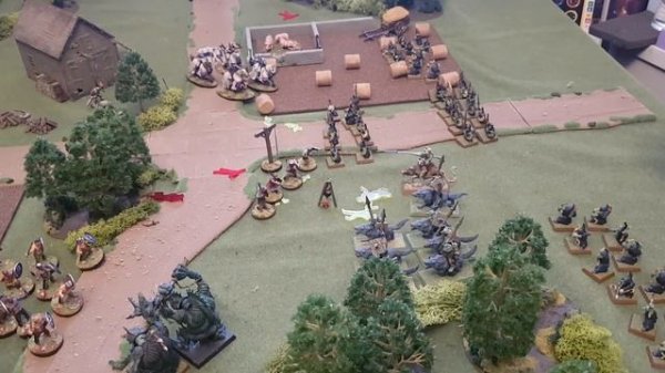 Battle Knights battle report ; We play Dragon rampant .......... Bloodbath ( demo game )