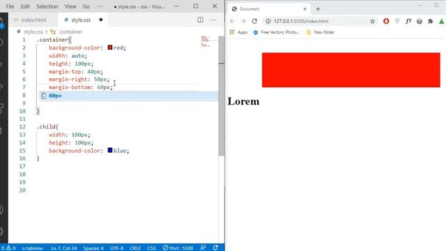 CSS 14-dars. Margin turlari смотреть онлайн