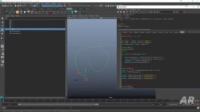 Maya mel practice part 03 смотреть онлайн