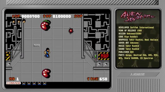 Alien Syndrome - Quick Look - Atari ST смотреть онлайн