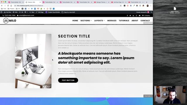 Theme Builder Demo смотреть онлайн