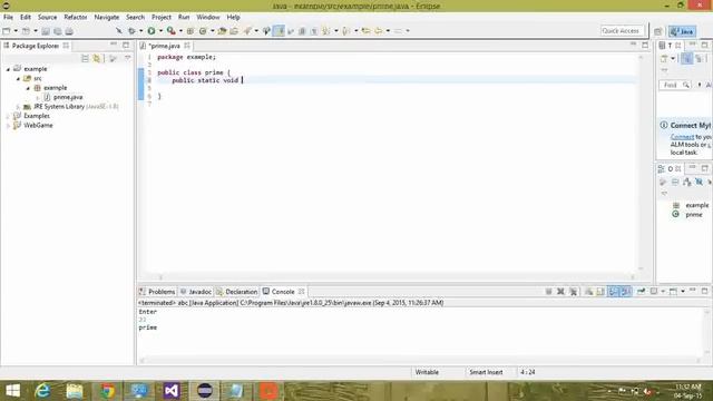 check a number is prime or not in java смотреть онлайн
