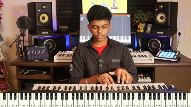 Easy Basic Piano Keyboard Course in Tamil Lesson 5 | Learn to find Middle C | Free keyboard notes смотреть онлайн