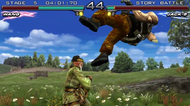Tekken Dark Resurrection Story Battle - Wang Jinrei (PPSSPP) смотреть онлайн
