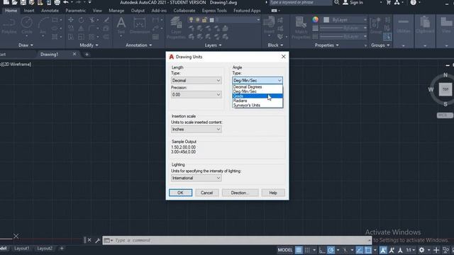 Selection of Drawing Units of AutoCad 2021 || Urdu/Hindi || Tutorial 4 смотреть онлайн