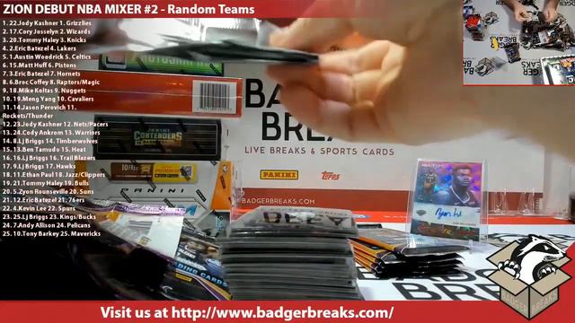ZION DEBUT NBA MIXER #2 - Random Teams