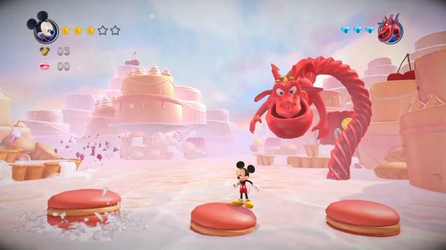 All bosses fights! Castle of Illusion starring Mickey Mouse. Music gameplay video! смотреть онлайн