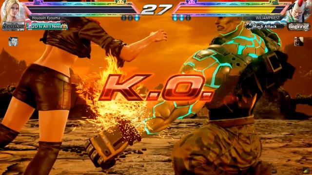 Tekken 7 Online - Trying to play Nina (Nina vs Jack) смотреть онлайн