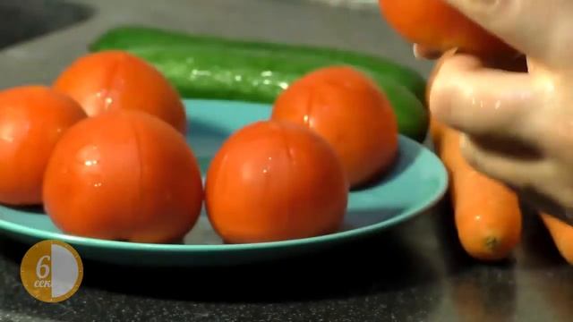 Как очистить помидоры о кожицы смотреть онлайн