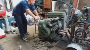 Запуск армейского генератора УД-2 /  40 лет простоя.