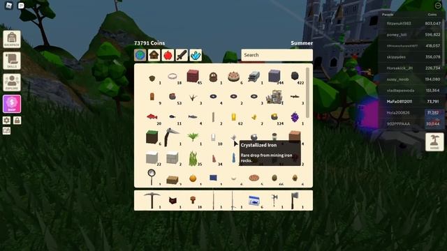 How to GET crystalized iron FAST and easy - Islands - Roblox смотреть онлайн