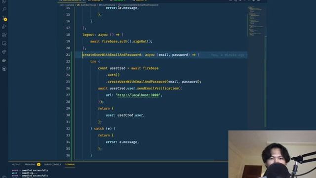 Firebase V8 authentication with email and verification смотреть онлайн