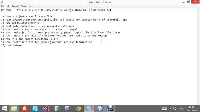 EJB Statefull in netbeans(Part 3) смотреть онлайн
