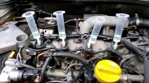 Проверка форсунок на слив, Renault Laguna 2 1.9 DCI F9Q750
