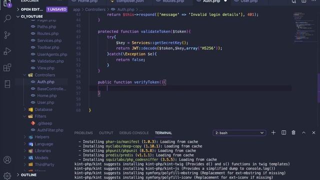 16 CODEIGNITER 4 JWT VALIDACION y VERIFICACION DE TOKEN смотреть онлайн