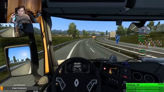 БРАТИШКИН ГВИН И ВАСЯ ИГРАЮТ В EURO TRUCK SIMULATOR 2 l СТРИМ 14/10/21 смотреть онлайн