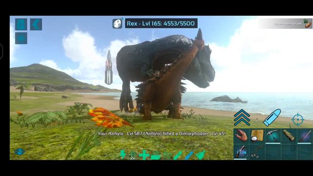Ark Survival Evolved Mobile | Hindi gameplay | Team Alpha raptor.How to team alpha raptor. смотреть онлайн