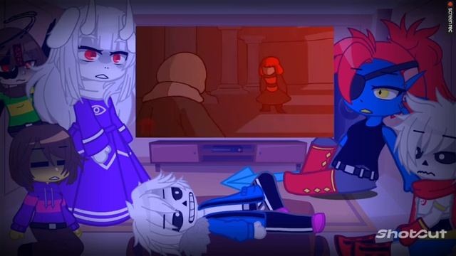 Undertale React to VHS Sans VS UNDERPLAYER|Misoon_Kun| смотреть онлайн