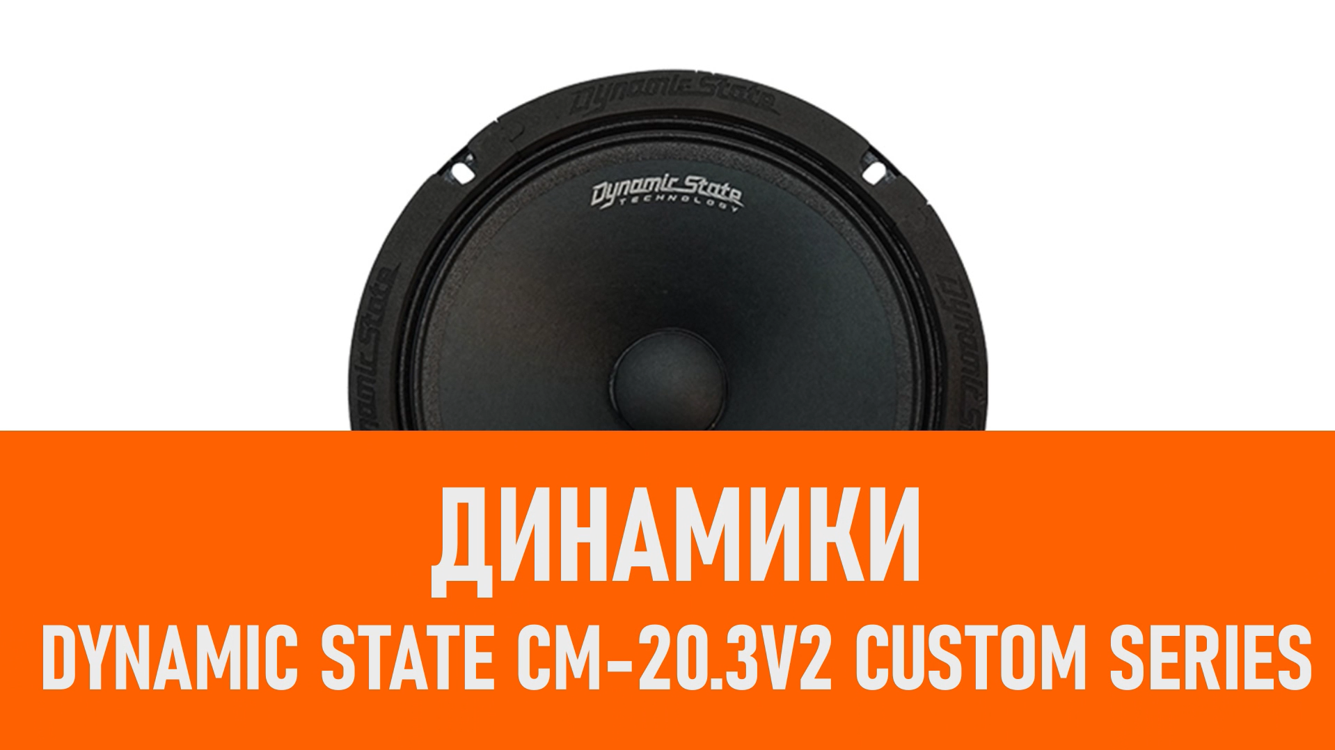 Распаковка динамиков Dynamic State CM-20.3v2 4OHM CUSTOM Series смотреть онлайн