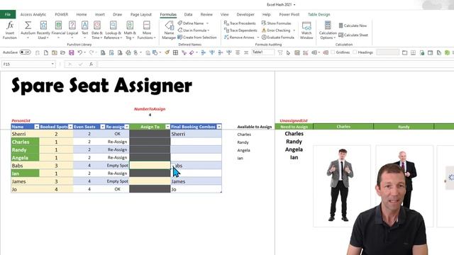 Excel Hash 2021 - The Spare Seat Assigner смотреть онлайн