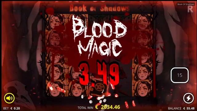 SLOTS Book of shadows small stakes BIG WIN смотреть онлайн