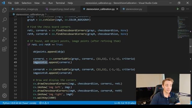 Stereo Vision Camera Calibration with OpenCV: How to Calibrate your Camera with Python Script смотреть онлайн