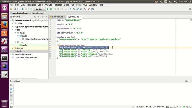 First Spark Application | Spark 2.3.0 | sbt based Scala project | Intellij IDE | DM | DataMaking смотреть онлайн