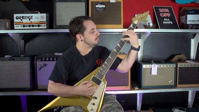 A First Look At The LTD Kirk Hammett Flying V