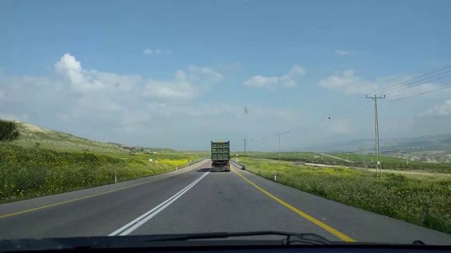 Израиль из окна автомобиля. Долина реки Иордан смотреть онлайн