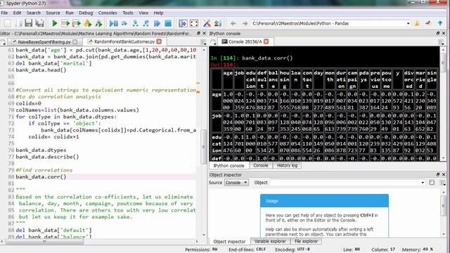 033 Python Use Case Random Forests смотреть онлайн