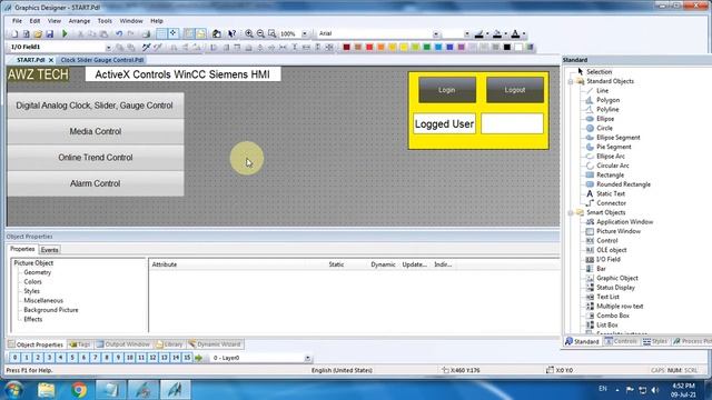 User Administration configuration |Password Setup WinCC Siemens HMI смотреть онлайн