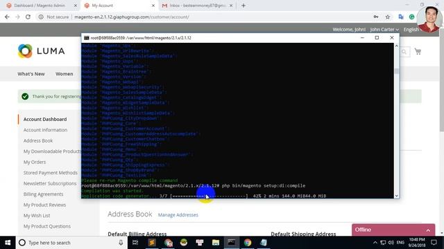 How to configure Magento 2 to send an email using Gmail SMTP server смотреть онлайн