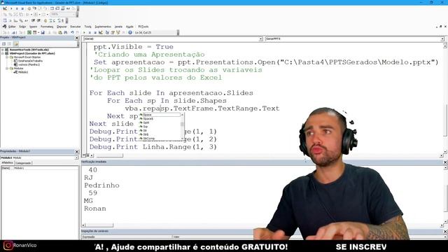 Gerador de Apresentação no Powerpoint .ppt pelo Excel - Jogar Excel para PowerPoint смотреть онлайн