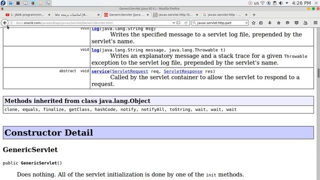6 JAVA EE Servlets GenericServlet &HttpServlet смотреть онлайн