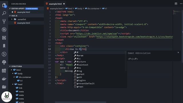 1/7 - Vue Js - Le Basi - Introduzione смотреть онлайн