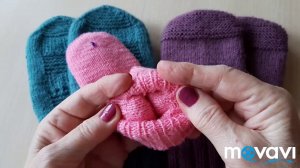 Вяжем двойные варежки. М/К Часть 1.