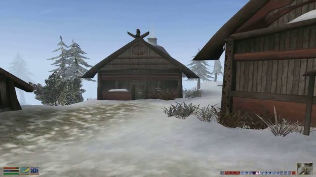 The Elder Scrolls III: Bloodmoon - №28 Осада деревни скаалов, излечение смотреть онлайн