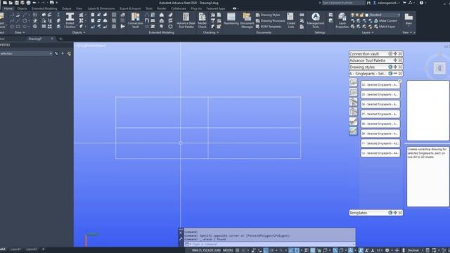 Autocad Advance Steel - PLANCHAS - PLATES - TOLVAS смотреть онлайн