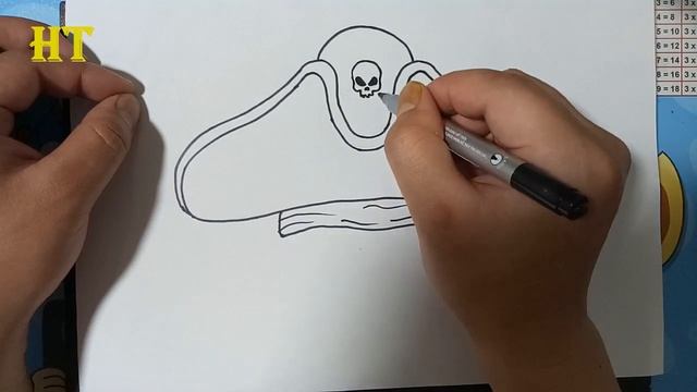 How to draw a pirate hat easy | Hat drawing смотреть онлайн
