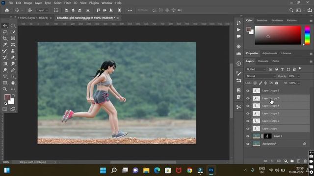 Photoshop me super speed running effect kaise dete hai //How to create SPEED EFFECT in Photoshop смотреть онлайн