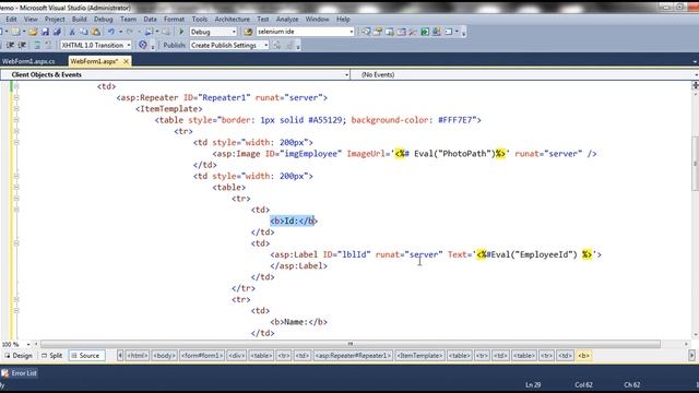 Repeater control in asp.net - Part 60 смотреть онлайн